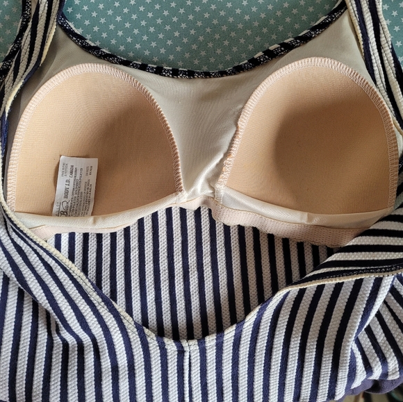 1980s retro nautical backless one piece romper - Picture 9 of 15